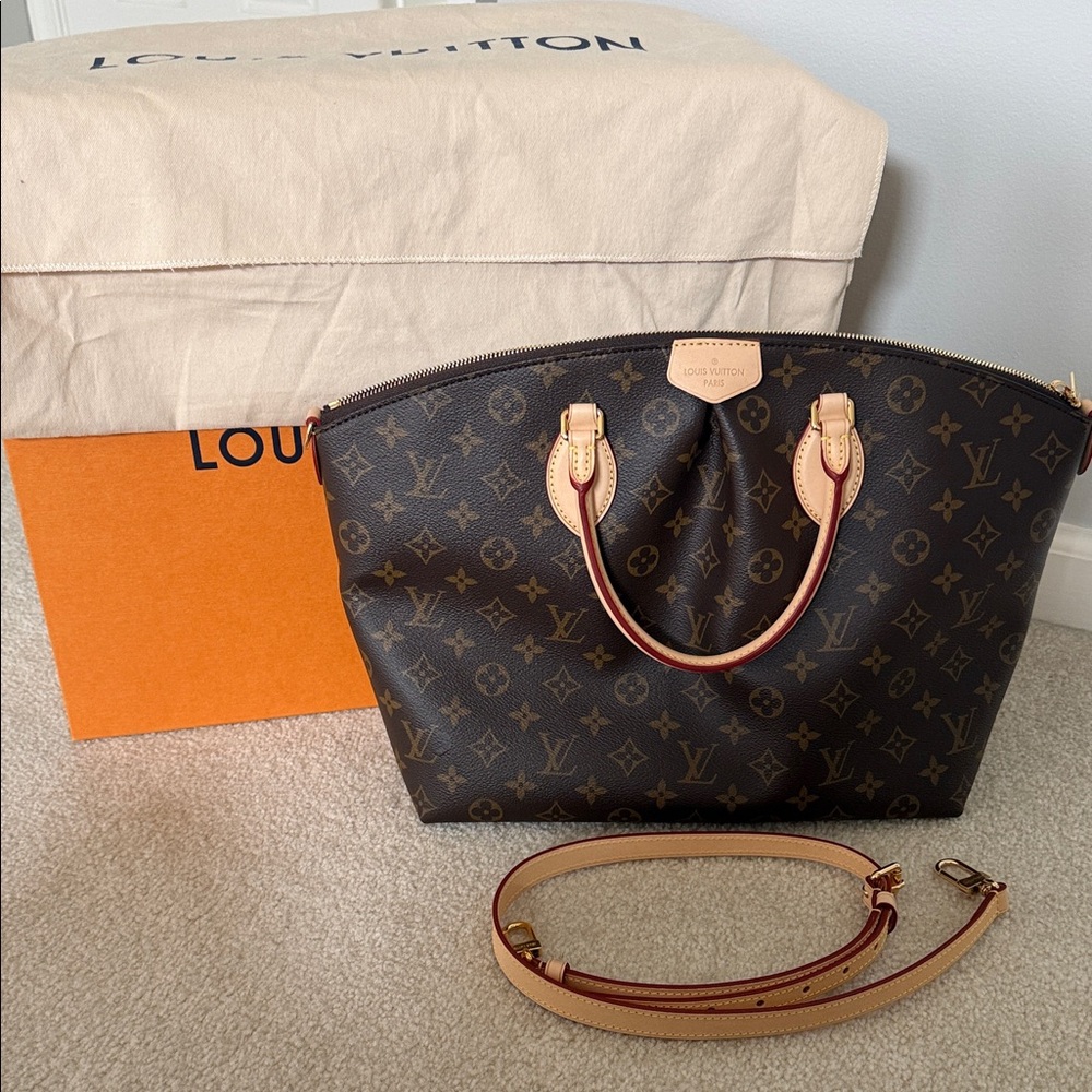 Louis Vuitton Dark Brown Monogram Tote